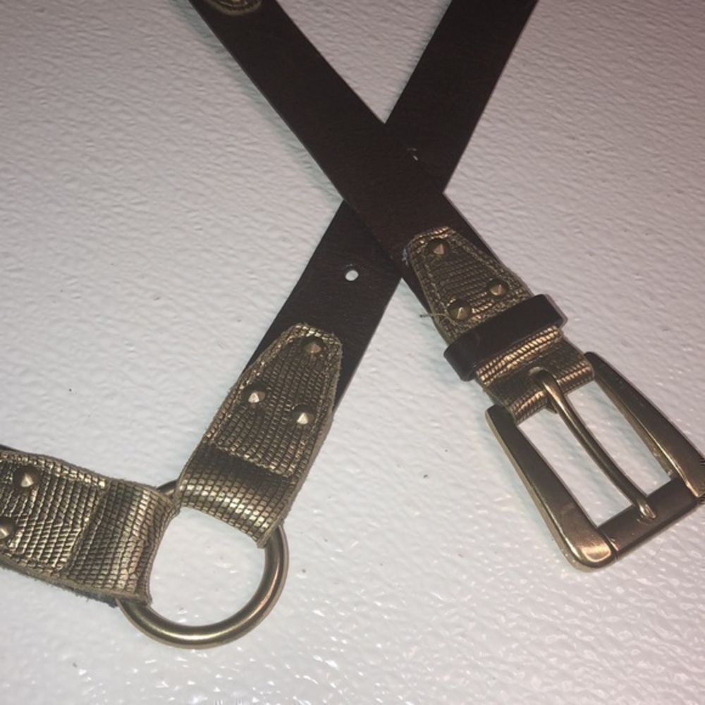 Michael KORS O-ring leather belt